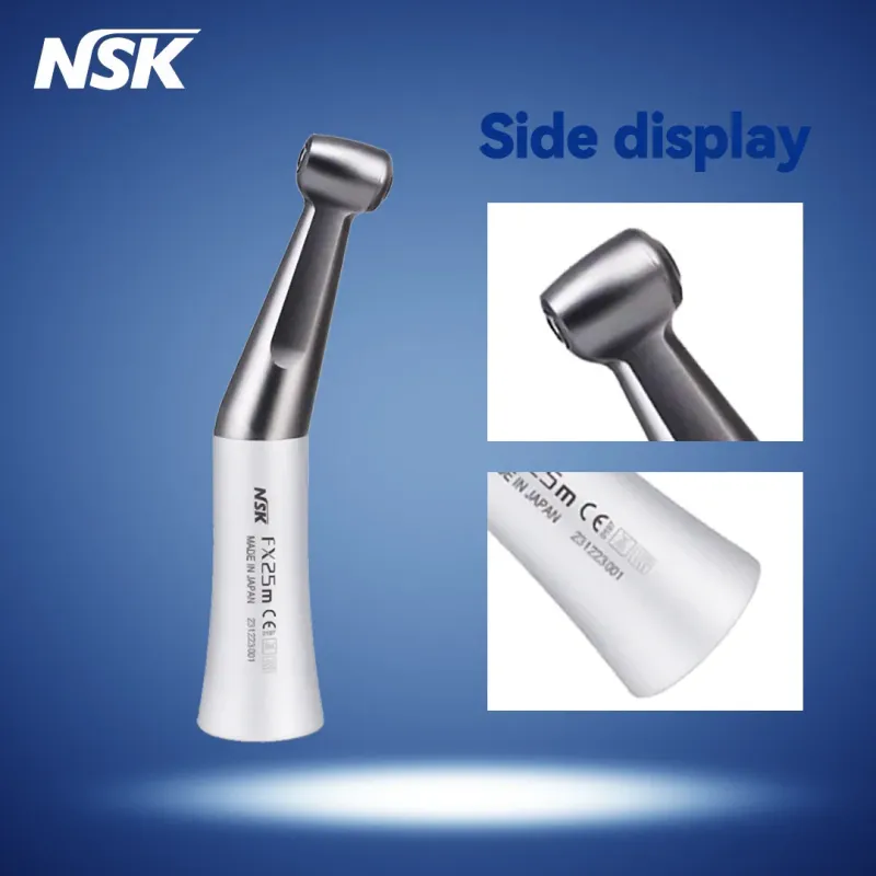 FX25 FX65 Dental 1:1 Pièce à main à faible vitesse à entraînement direct Mini tête Dentisterie Contre-angle Outils de polissage_voghion.com