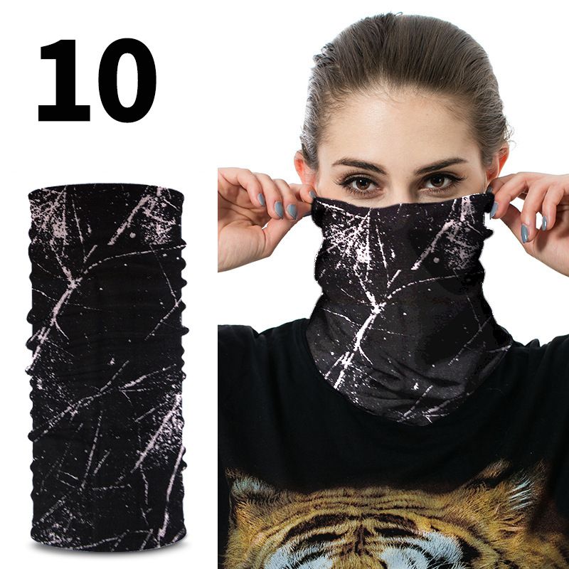 LazyZoom American Sports Magic Multi-functional Seamless Transformable Cycling Headband Face Mask Bandana_voghion.com