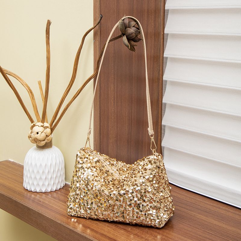 Borsa a tracolla con paillettes colorate alla moda 2025, primavera estate, moderna, da donna, da portare sottobraccio, per telefono cellulare_voghion.com