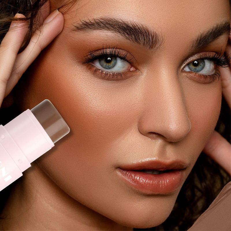 Bronzer & Highlighter Neuer Konturstift Make-up Highlighter-Stift deckt dunkle Augenringe ab Akneflecken hellen Foundation-Stift auf_voghion.com