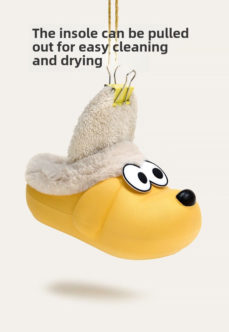Pantofole in cotone per bambini autunnali e invernali, pantofole morbide, impermeabili e antiscivolo, pantofole in cotone per bambini, invernali, da interno_voghion.com
