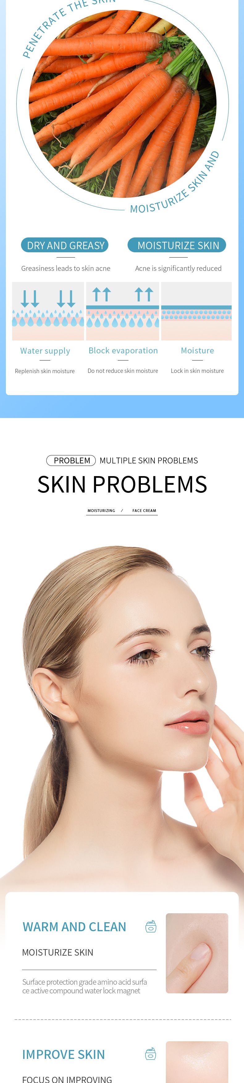 Full English Plant Face SADOER Avocado Aloe Carrot Moisturizing Cream_voghion.com