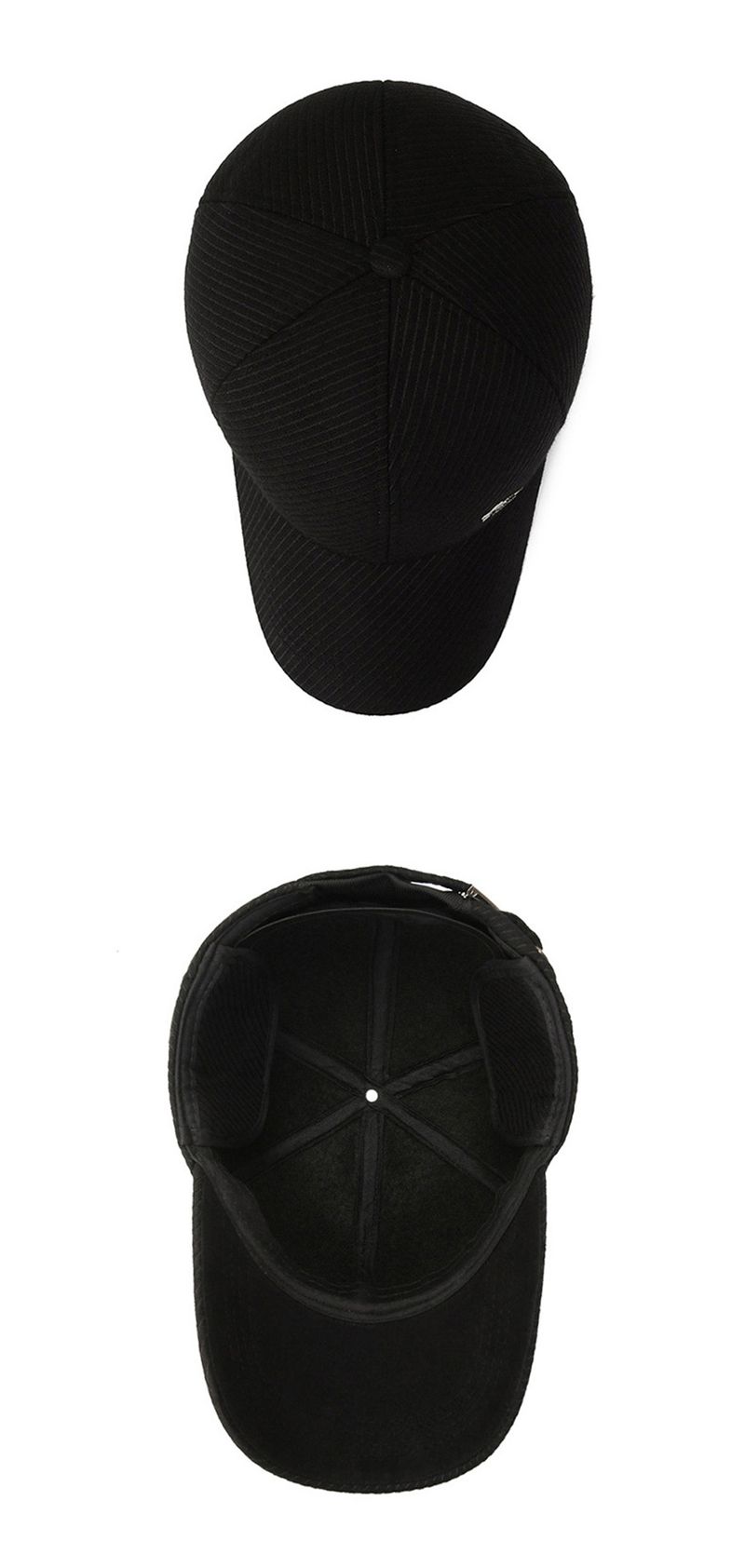 FS Waarm Wantermütze fir Männer Gro Mature Plus Veet Trucker Hutt Héichqualitativ Filz Damen Baseballkapp mat Ouerklappe Gorras_voghion.com