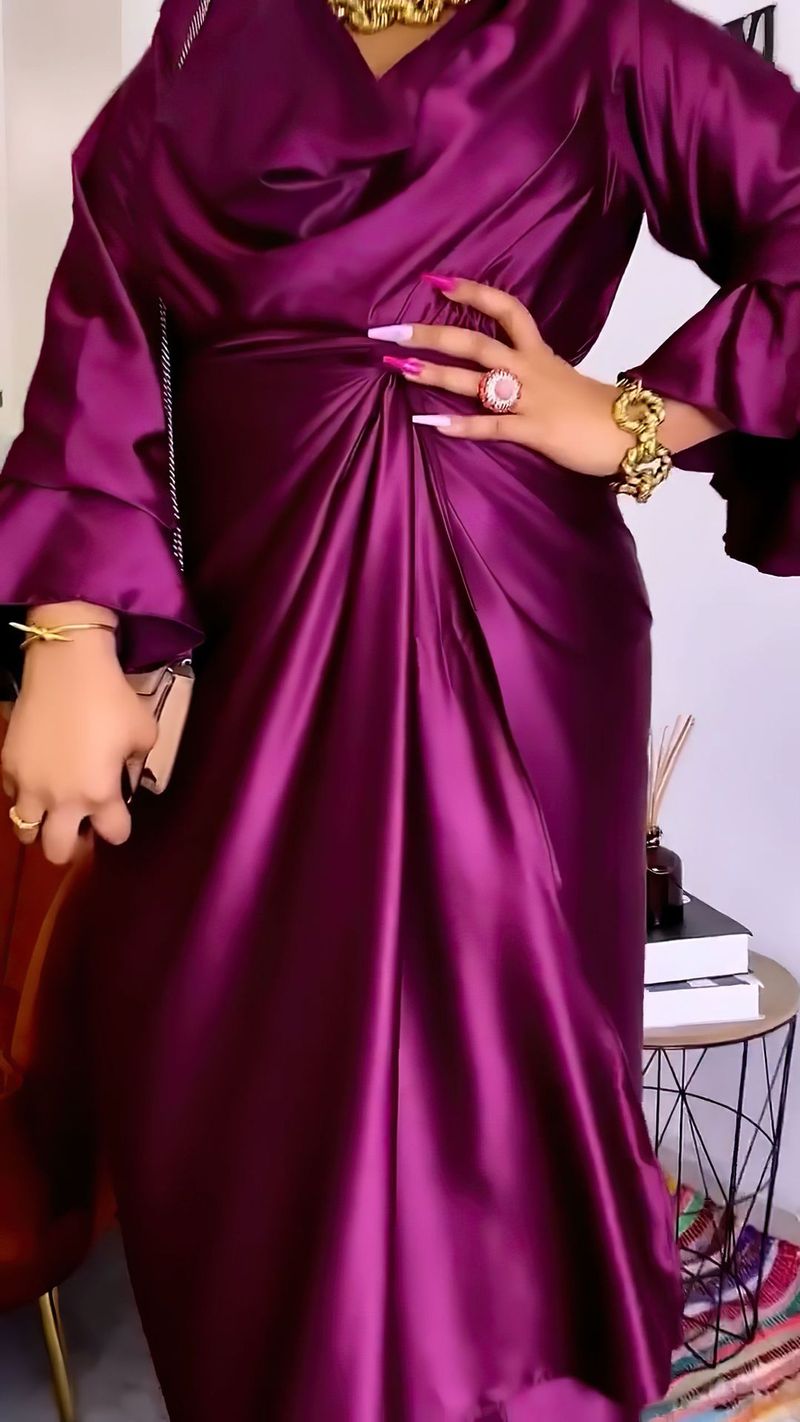 Damenbekleidung Heißer verkauf frauen kleidung lose lotus blatt hülse top ein stück spitze up langen rock zwei stück anzug_voghion.com