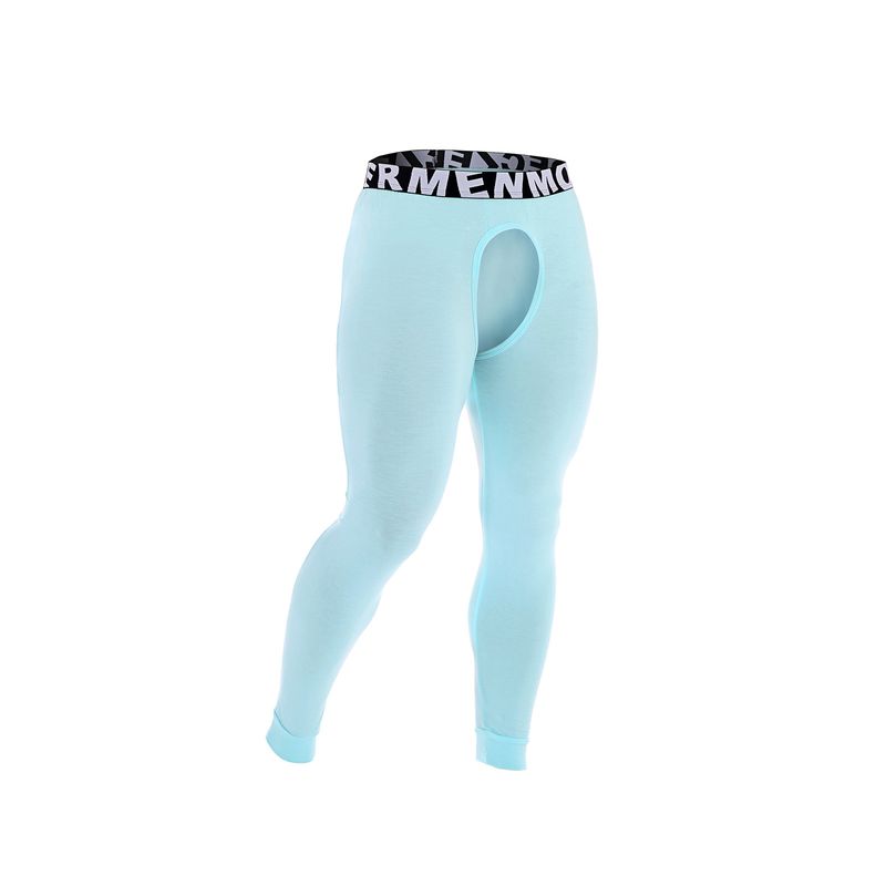 Sous-vêtements thermiques ajustés en modal pour hommes - Conception respirante à entrejambe ouvert pour plus de confort et de style_voghion.com