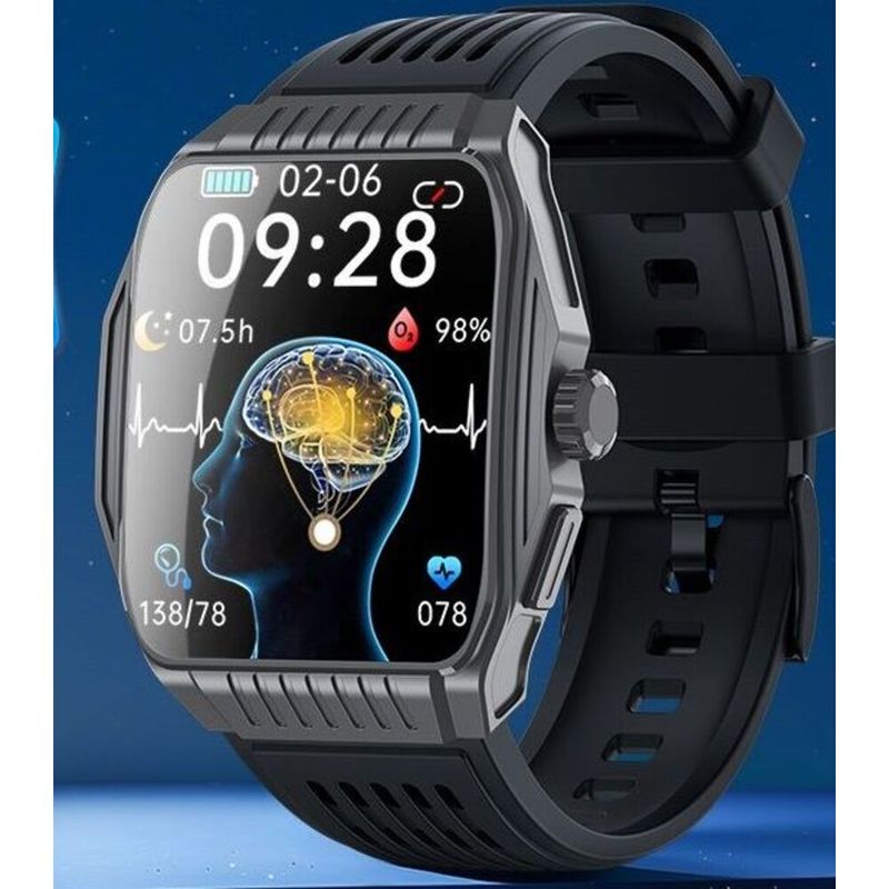 Schlafhilfe Smart Watch Gesundheitserkennung Herzfrequenz Blutdruck EKG Anruf Sportarmband Multifunktionales neues Modell_voghion.com