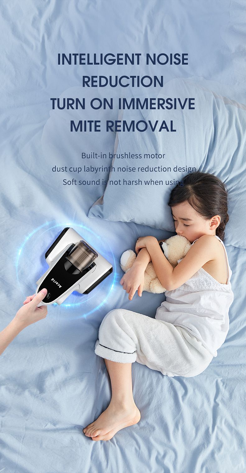 Dispositivo di rimozione degli acari senza fili, aspirapolvere per uso domestico, rimozione degli acari portatile, artefatto, macchina di disinfezione a raggi ultravioletti, regalo spot_voghion.com