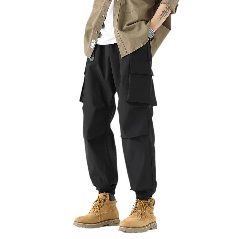 American Style Jugend Soft Shell Cargo Herren 2025 Frühling Herbst Winddicht Wasserdicht Outdoor Jogger Arbeitshose_voghion.com