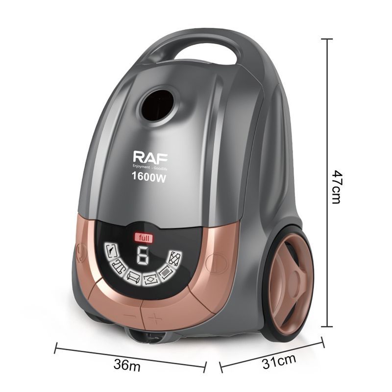 Aspirapolvere portatile orizzontale potente per uso domestico con aspirazione grande da 3,5 litri, standard UE RAF_voghion.com