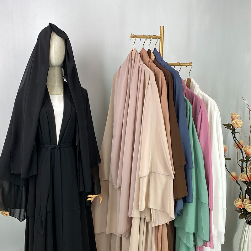 Sukienki na imprezę Eid Kimono Kpytomoa Plus Size Odzież damska Outer Banks Kaftan Marokański Hidżab Muzułmańskie Tureckie Pakistańskie Abaje_voghion.com