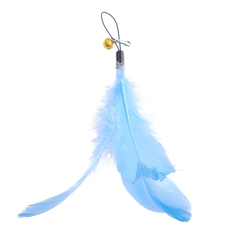 Neu Macaron Farbe Weiche Große Schaufel Katze Necken Stahl Draht Huhn Feder Ersatz Starken Saugnapf Kopf_voghion.com