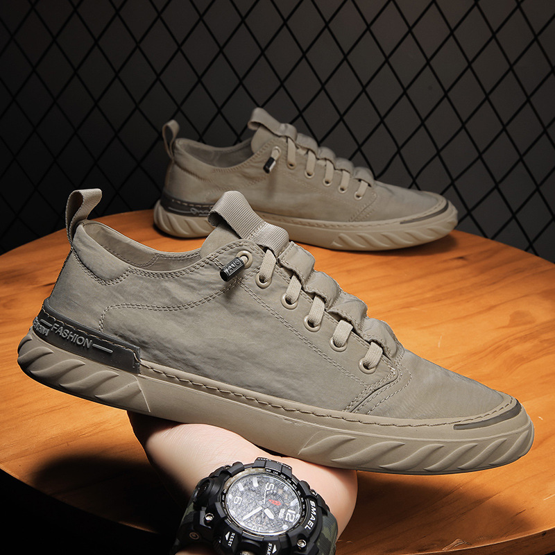 Scarpe da tavolo alla moda in tela casual da uomo in tessuto vecchia Pechino traspirante estiva in seta di ghiaccio_voghion.com
