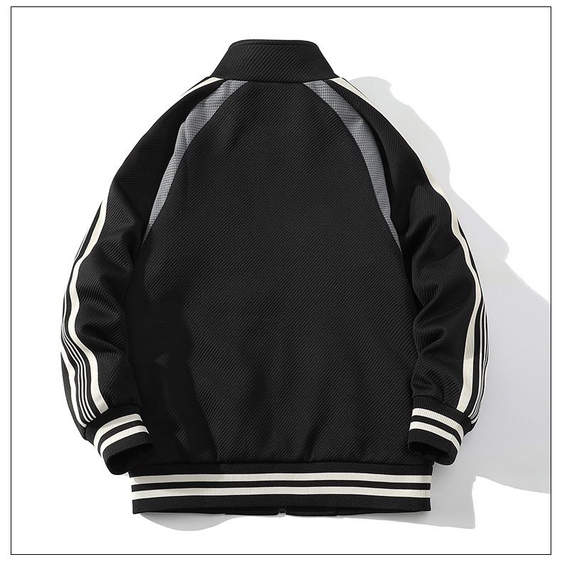 Conjunto esportivo casual masculino com capuz, jaqueta e shorts, mistura leve de poliéster para primavera/outono, roupa unissex combinando (tamanhos M-4XL)_voghion.com