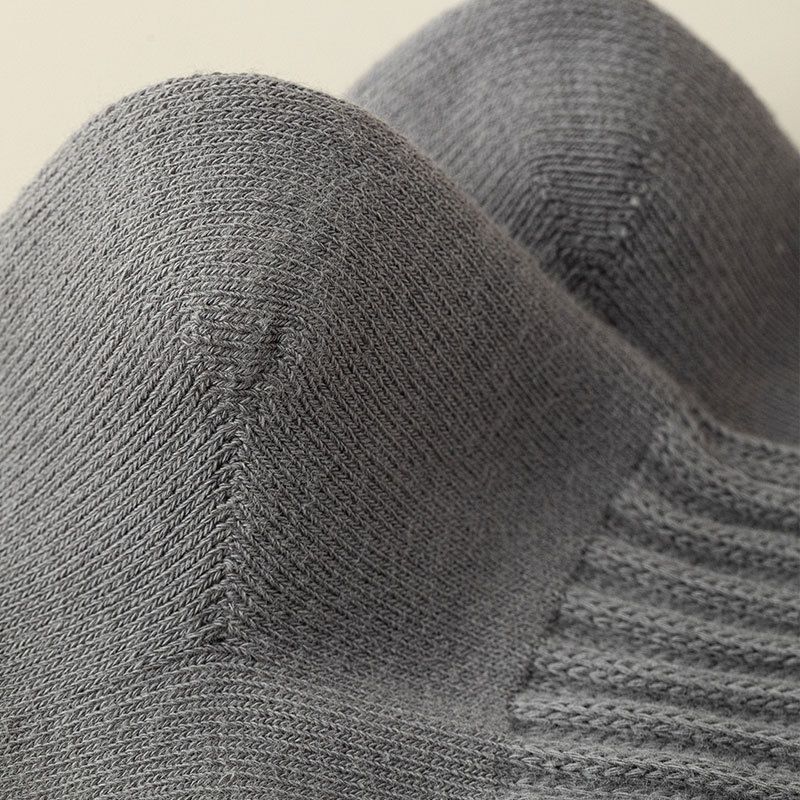 Nouvelles chaussettes d'automne et d'hiver pour hommes, chaussettes décontractées de couleur unie pour hommes, chaussettes en éponge, fond en serviette, chaussettes mi-tubes épaisses et polyvalentes_voghion.com