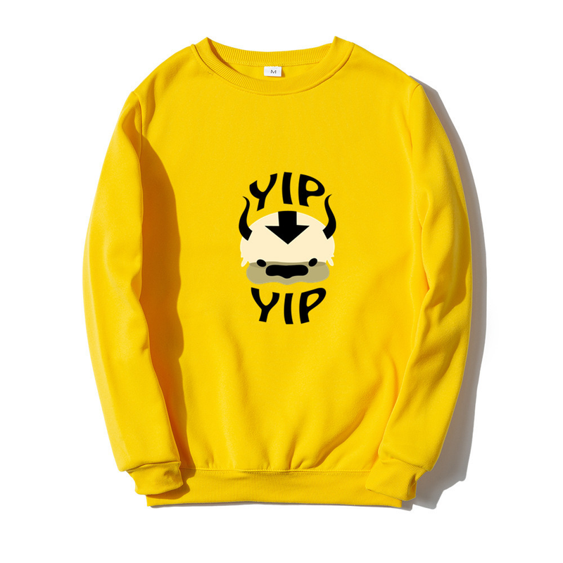 Nouveau sweat polaire lâche vêtements de rue haut automne col rond pull à capuche pull pour hommes_voghion.com