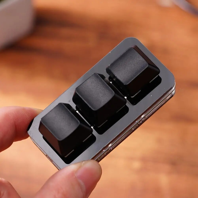Aangepaste Mini USB 3 sleutels programmeren ro Kopiëren Plakken Knippen Keypa HID Driver Gratis ondersteuning Re Switch Mechanisch_voghion.com