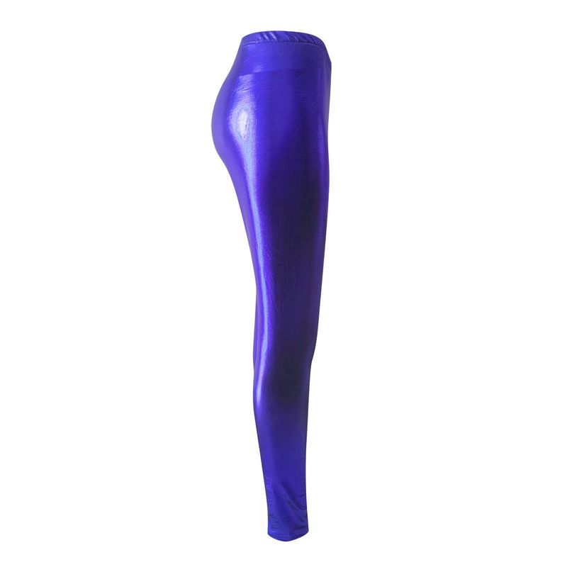 Underkläder Nya Hot Stamping Läder Leggings i flera storlekar Godisfärgade Nattklubb Slimming Läderbyxor som inte är lätta att bleka_voghion.com