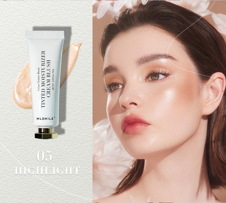MLSMILE Liquid Blush Light Color Highlight Contour Rouge Water Moisturizing Matte Blush Cream_voghion.com
