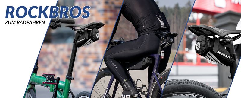 ROCKBROS Fahrradsatteltasche, geeignet für MTB (Mountainbike), Rennrad, eine Tasche zur Aufbewahrung von Fahrradwerkzeug_voghion.com