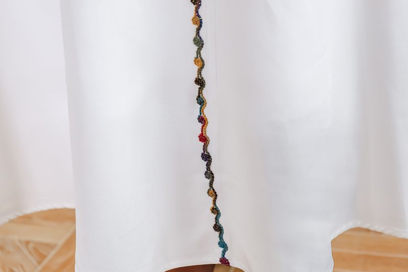 Abito da donna musulmano Abaya con ricamo in corda, tradizionale, moderno, splendido, Ramadan_voghion.com