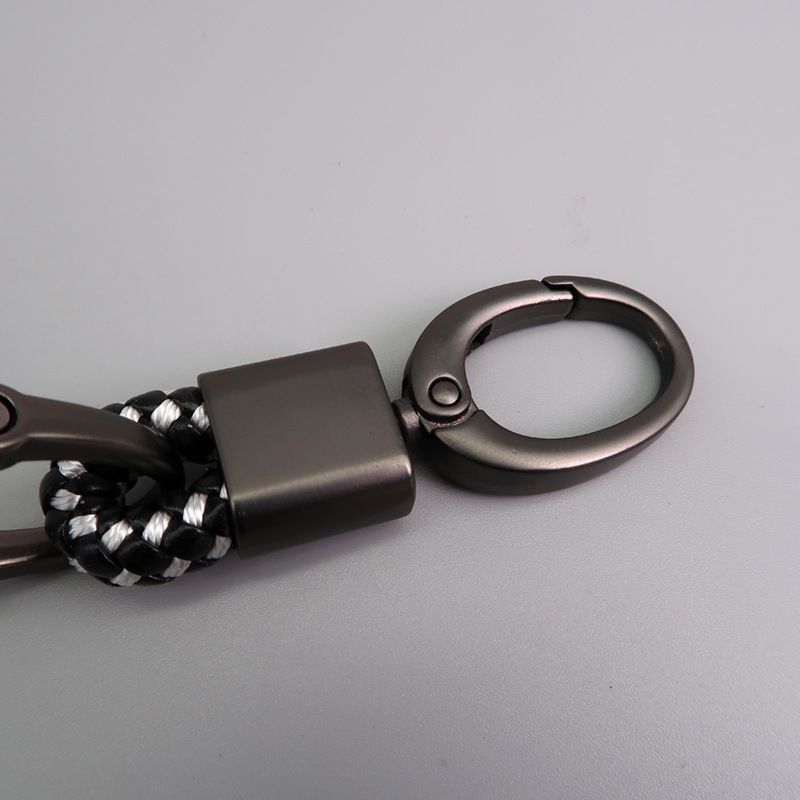 Auto sleutelhanger handgeweven leren touw sleutelhanger_voghion.com