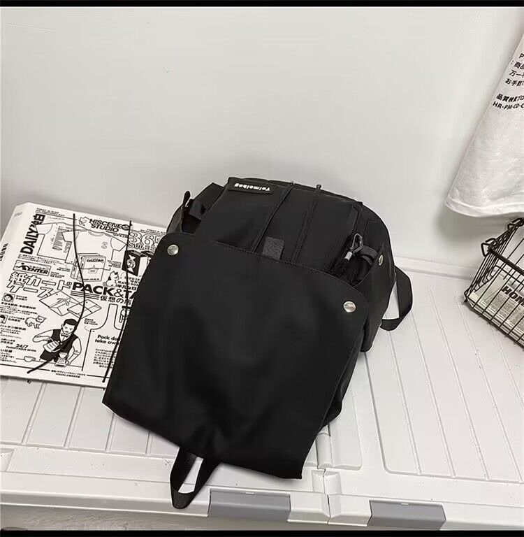 Borsa a tracolla doppia di grande capacità in stile giapponese per studenti universitari, adatta per viaggi informali_voghion.com