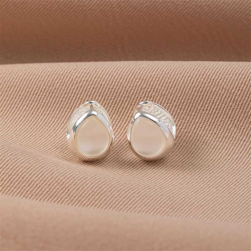 Piccolo, fresco, leggero, lussuoso, con fibbia per orecchini a goccia, design semplice, avanzato, retrò, alla moda, versatile, nuovo gioiello per orecchini._voghion.com