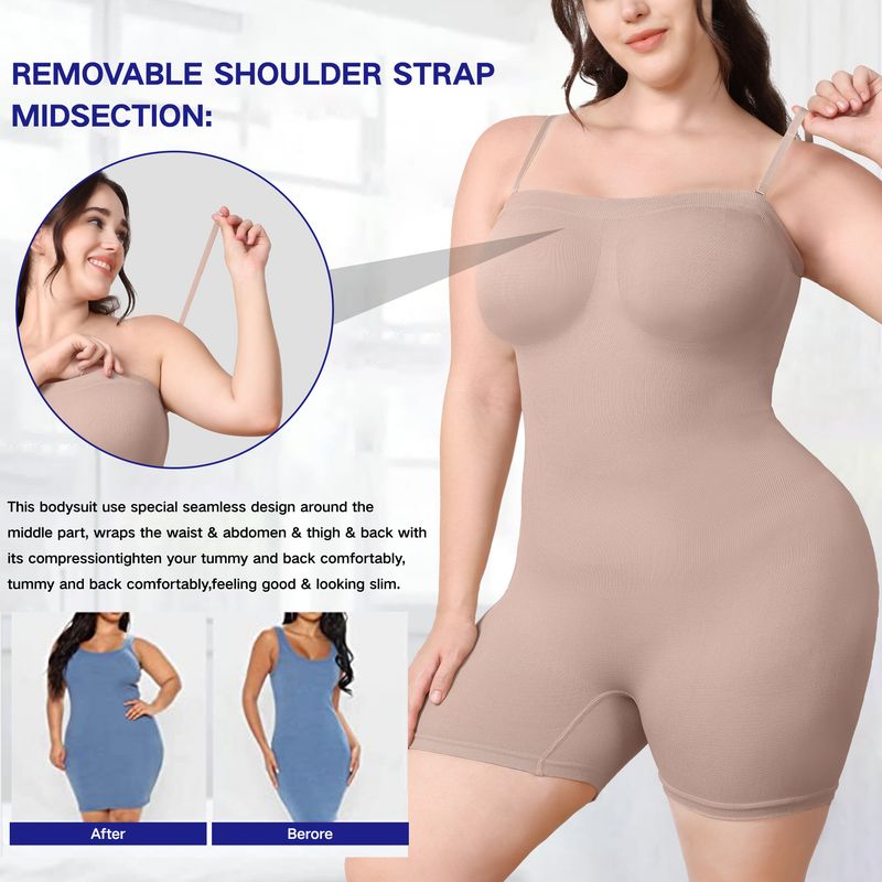 tuta a tubino senza cuciture un pezzo collant da donna che solleva l'addome e i fianchi tuta_voghion.com