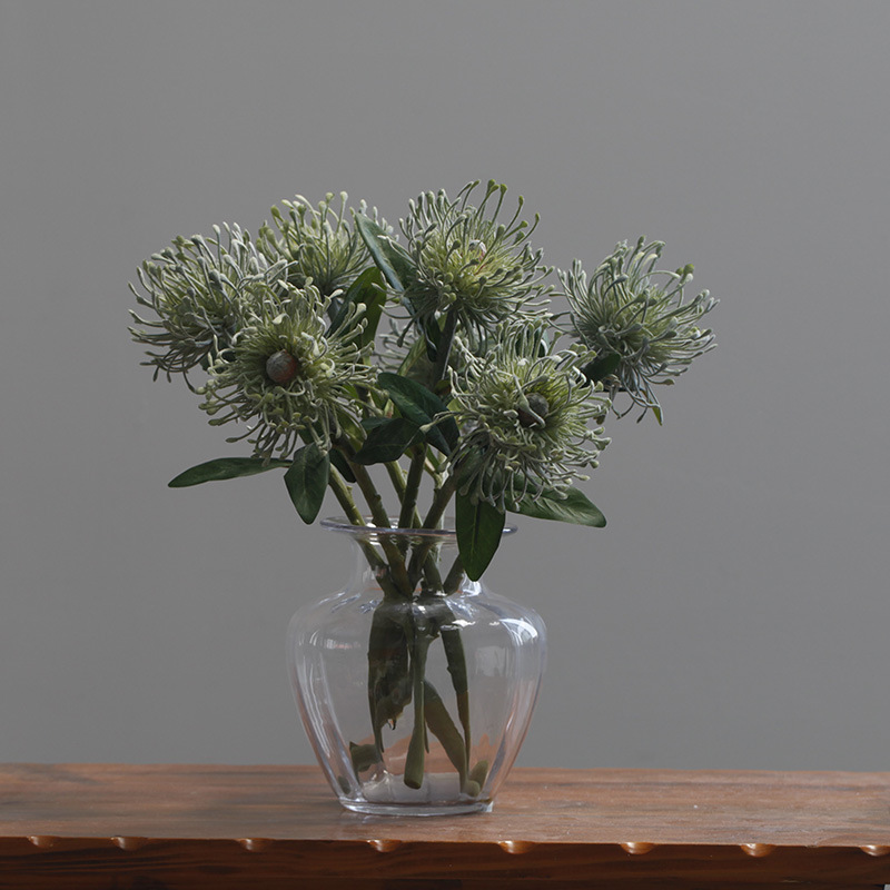 Blommor, blomsterkonst, hemmöbler, blomsterarrangemang, accessoarer, nålkuddsblommor, retrofärgdekoration, fotografi rekvisita_voghion.com