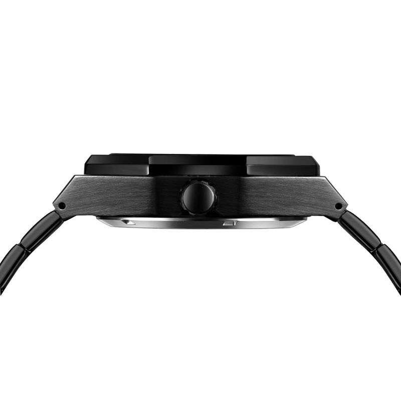 Montre mécanique automatique squelette tendance pour homme avec fonction heure universelle, boîtier en acier inoxydable de 41 mm, verre minéral, bracelet en alliage_voghion.com