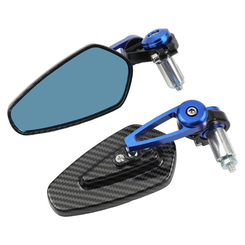 Motocicletă ghidon lateral oglindă retrovizoare universală 7/8" 22mm motocicletă ghidon din fibră de carbon oglinzi retrovizoare accesorii_voghion.com