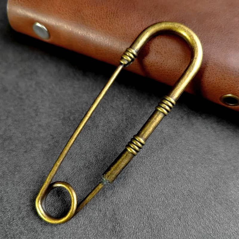 JM Bronzo Antico Elettrolitico Motivo Piuma Fiore Ramo Uccello Foglia Spilla Artistica Grande Accessorio_voghion.com