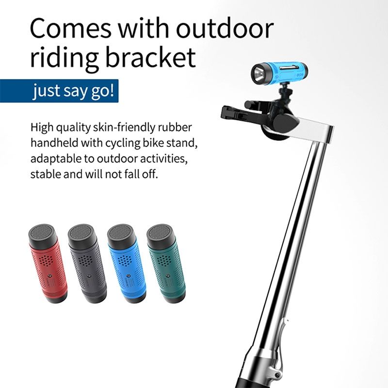 A2 daudzfunkcionāls basu bezvadu Bluetooth skaļrunis, iebūvēts mikrofons, atbalsta Bluetooth zvanu un AUX un TF karti un LED gaismas (pelēkas)_voghion.com