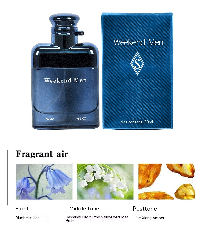 2023 New Hot Perry Weekend Men's Perfume Small Crowd New Cologne Light Fragrance Persistent Blue Men's Perfume_voghion.com