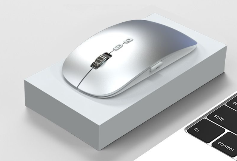 Compatibele draadloze boek-laptop stille oplaadbare dual-mode Bluetooth-muis_voghion.com
