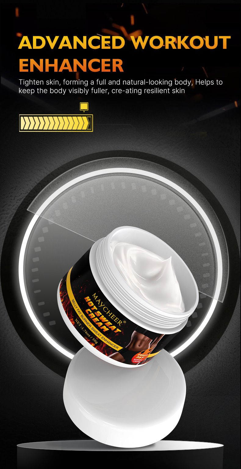 Crème anti-transpiration chaude MAYCHEER pour le sport, favorisant la peau ferme et conservant une silhouette généreuse_voghion.com