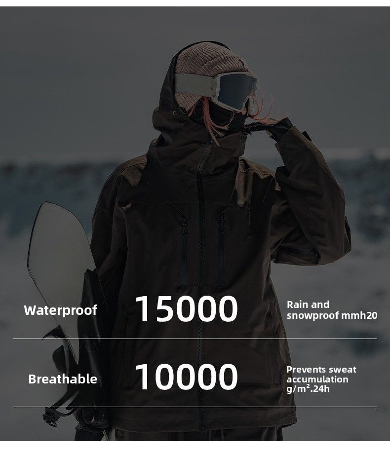 New Men Jacket Snowboard Windproof Waterproof Breathable Loose Zipper American Professional Ski Suit Ladies_voghion.com