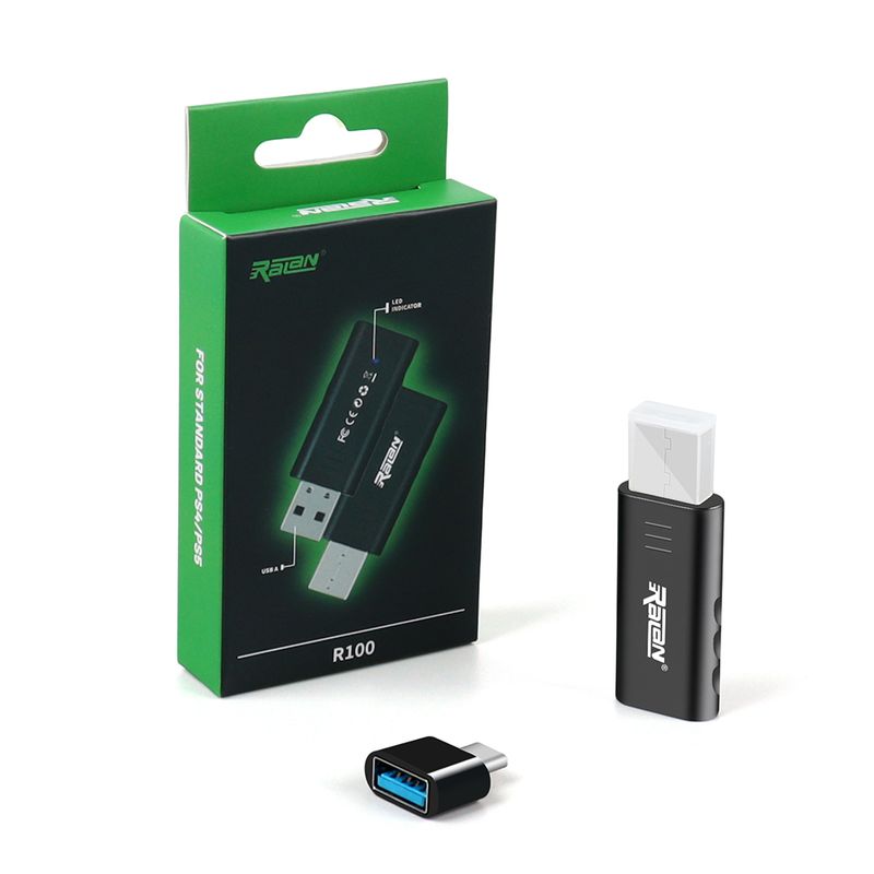 5.3 Bluetooth-Compatible Receiver Converter Wireless USB Adapter For Switch PC PS4 PS5 Gamepad_voghion.com
