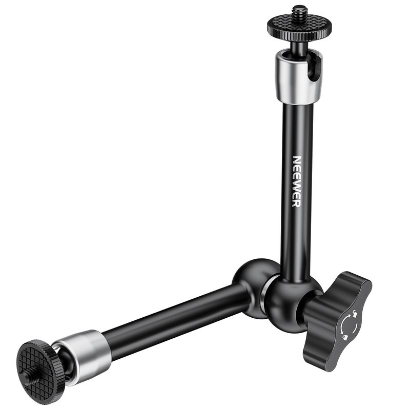 NEEWER 15cm/25cm Adjustable Friction Magic Arm with 1/4" Screw on Both Ends For SmallRig Cage Flash/LED_voghion.com