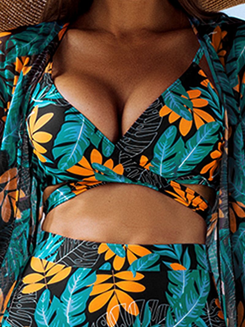 Clothing Fashion High End Sexy Three Piece Bikini Women's Swimsuit_voghion.com