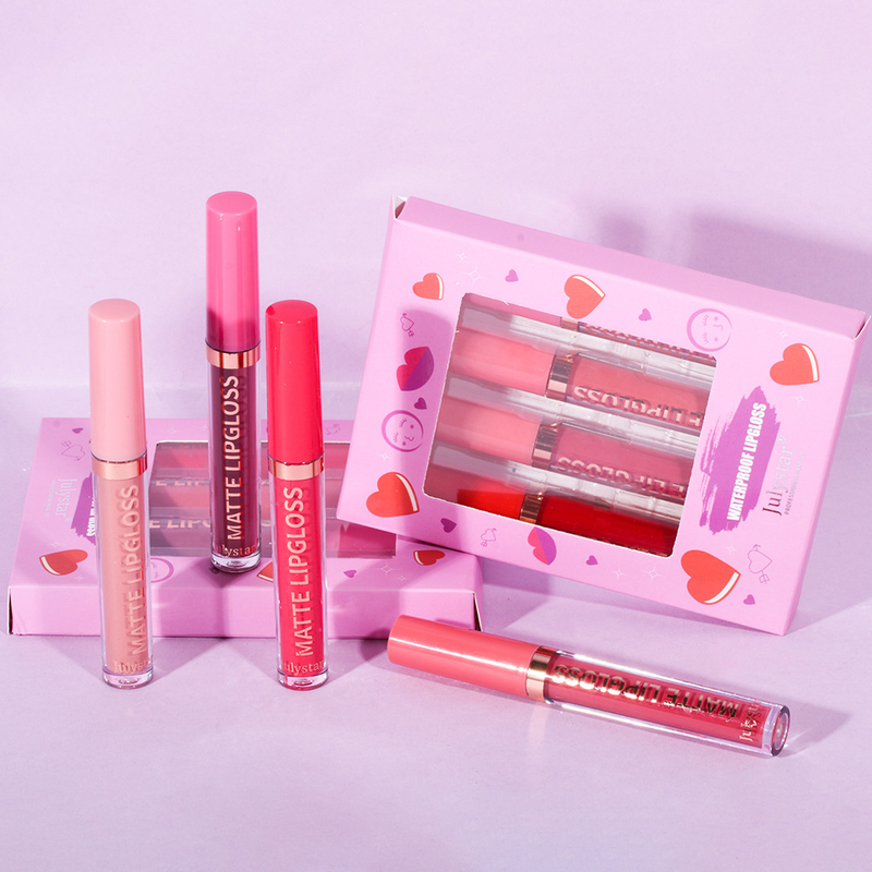 Velvet Lipstick With Matte Finish, Natural And Long-lasting, Fading, Non Stick To Cup Lip Glaze Set Box_voghion.com