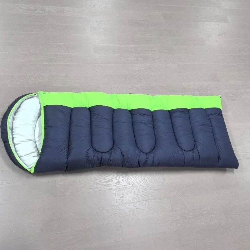 Saco de dormir grueso para adultos, para acampar al aire libre, cálido, para viajes, portátil, para una sola persona, aislante de la suciedad, para interiores y invierno_voghion.com