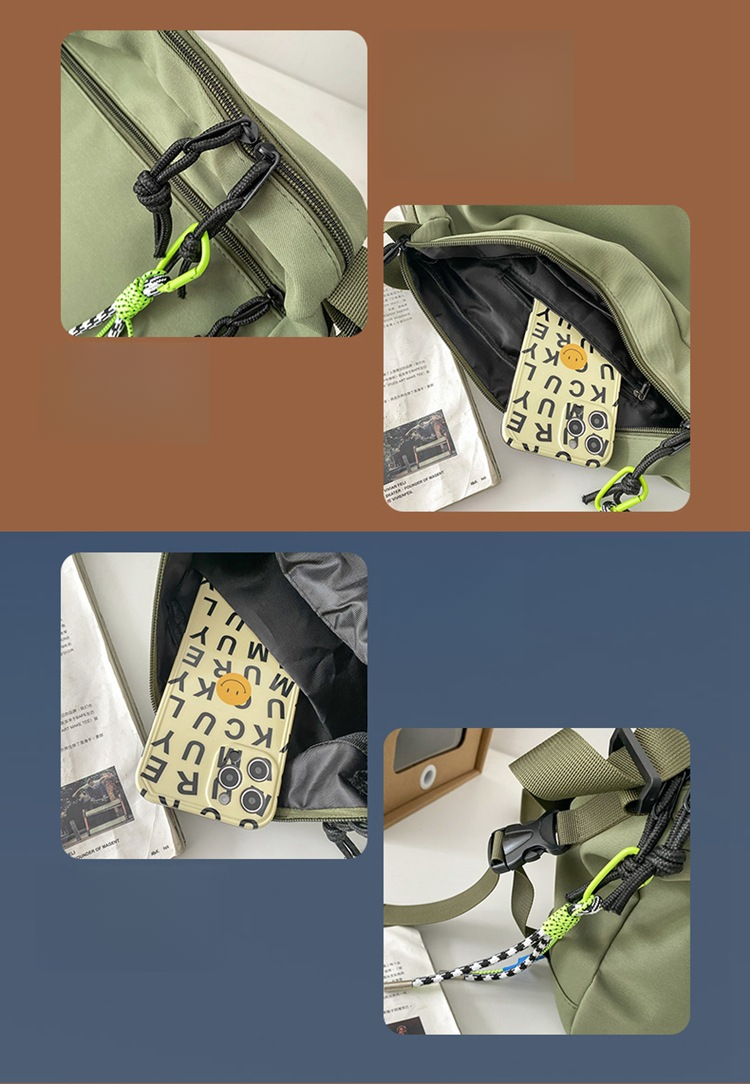 Umhängetasche für Herren Instagram Fashion Brand 2024 Neue große Kapazität Herrentasche Canvas Postman Bag Damen Single Shoulder Bag Japanische Serie_voghion.com