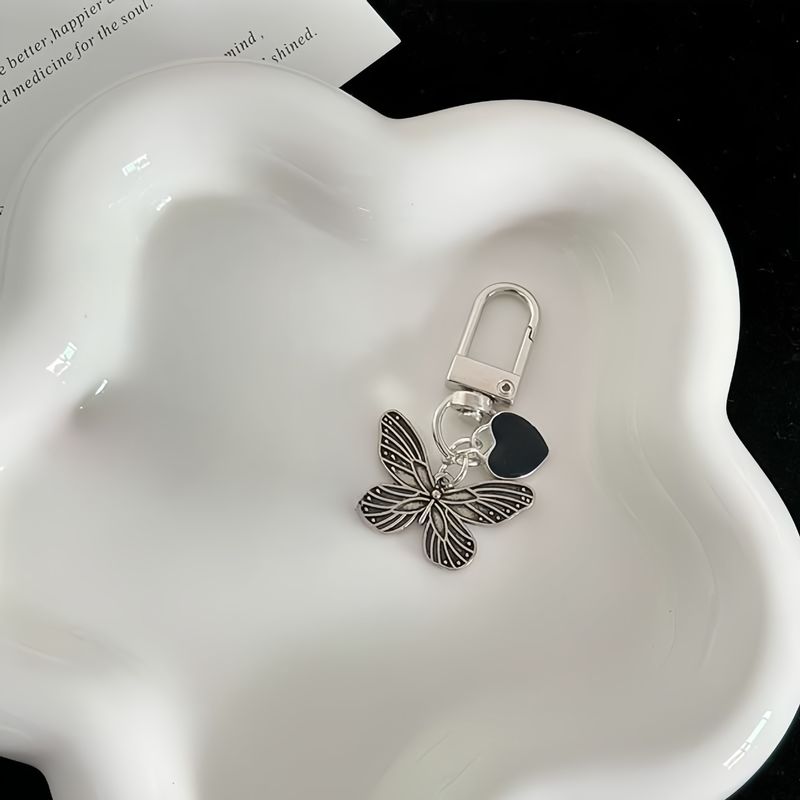 Colored Diamond Heart-Shaped Keychain, Pendant, And Bag Accessory_voghion.com