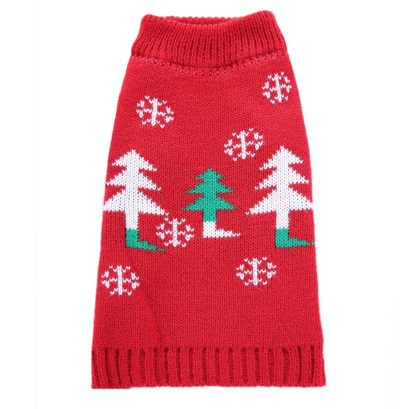 Outfit Kerstboom Trui Halloween Huisdier Herfst Winter Hondenkleding Teddy Bichon_voghion.com
