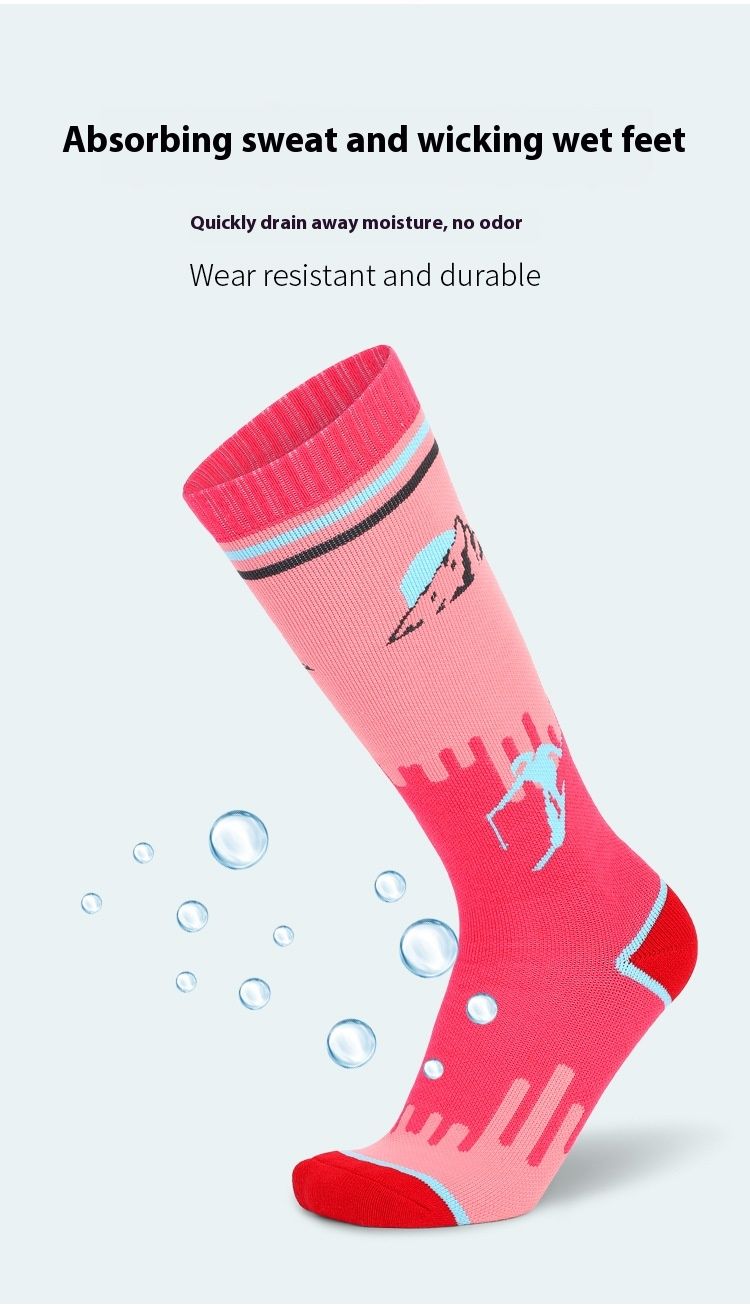 Due donne lupo bambini sci con fondo asciugamano ispessito sport invernali lungo tubo caldo cotone pettinato soc_voghion.com