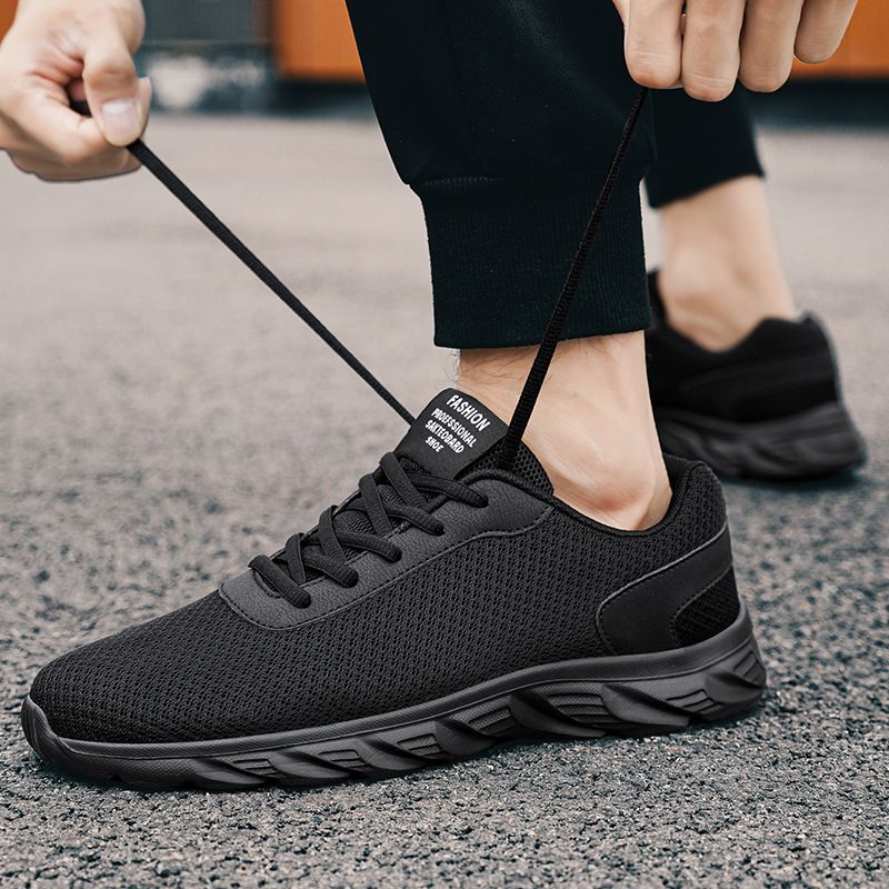 Sommer Neue Casual Atmungsaktive Mesh Herren Große Mode Sport Leichte Laufschuhe_voghion.com