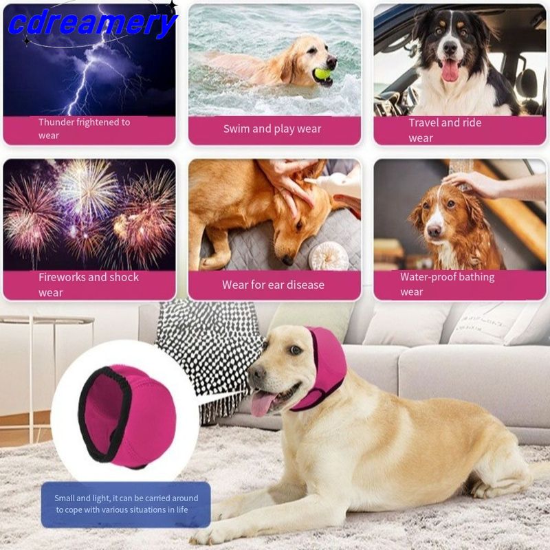 Noise-reducing Dog Earmuffs, Noise-proof Hearing Protection, Pet Earmuffs, Waterproof And Adjustable Dog Earmuffs_voghion.com