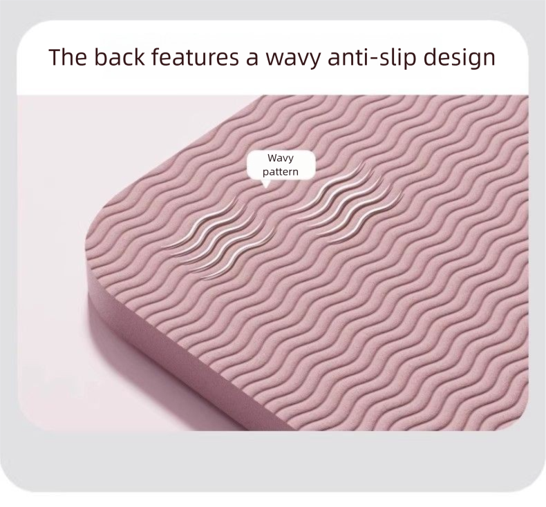 Tragbare, verdickte, rutschfeste TPE-Fitnessmatte mit Schallschutz, faltbare, feuchtigkeitsbeständige Schlafmatte mit doppeltem Verwendungszweck für Yoga_voghion.com