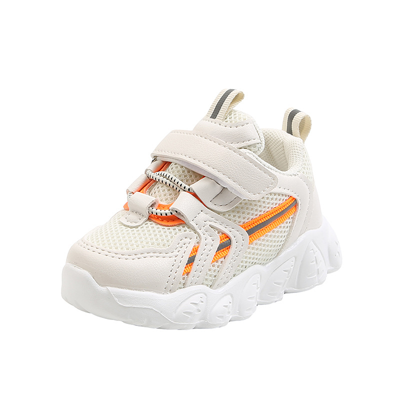 Zapatillas deportivas de primavera para niños y bebés, de malla transpirable, edición coreana, para papá y niña._voghion.com
